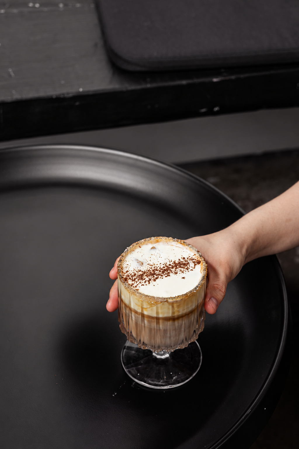 Vanilla cream latte