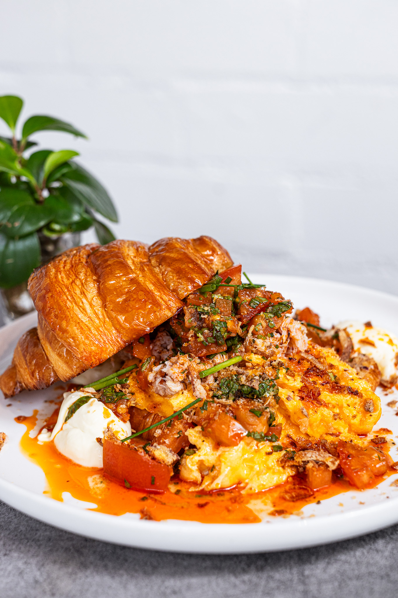 Crab-O-Crab croissant