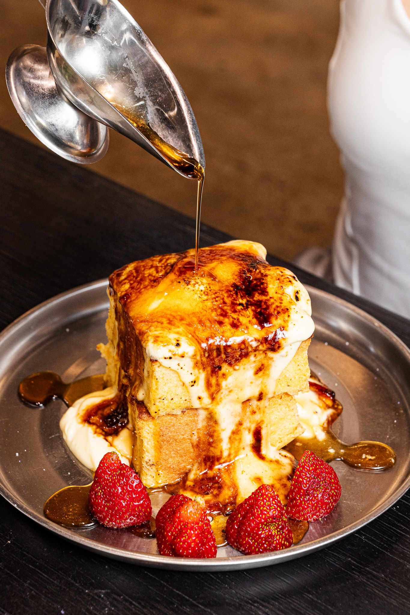 Brûlée French toast
